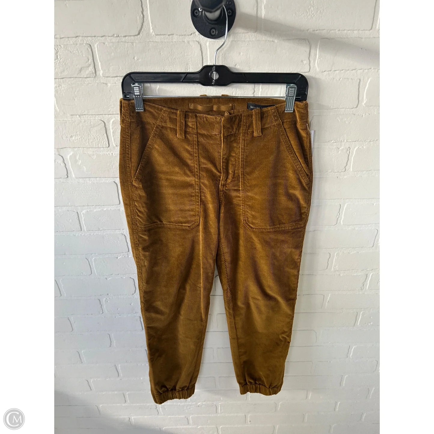 Pants Corduroy By Banana Republic In Gold, Size: 0p