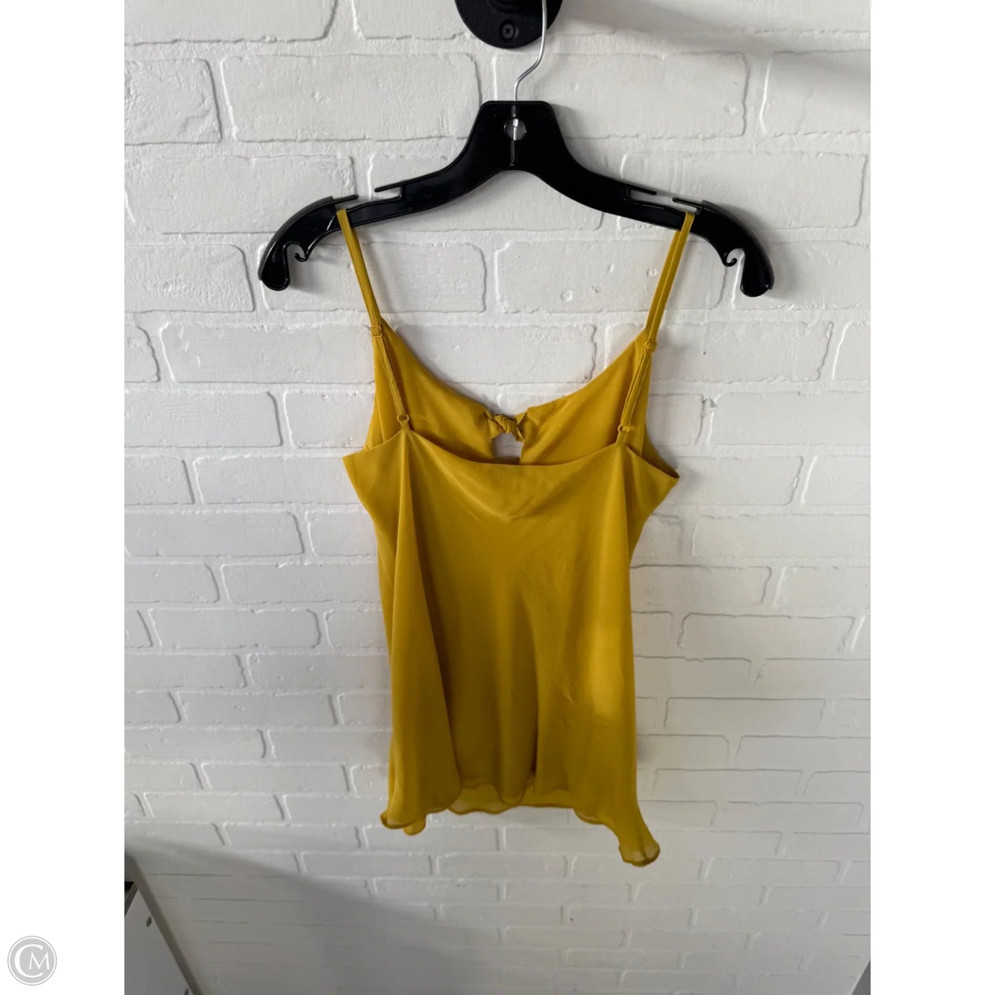 Blouse Sleeveless By Cabi In Yellow, Size: M