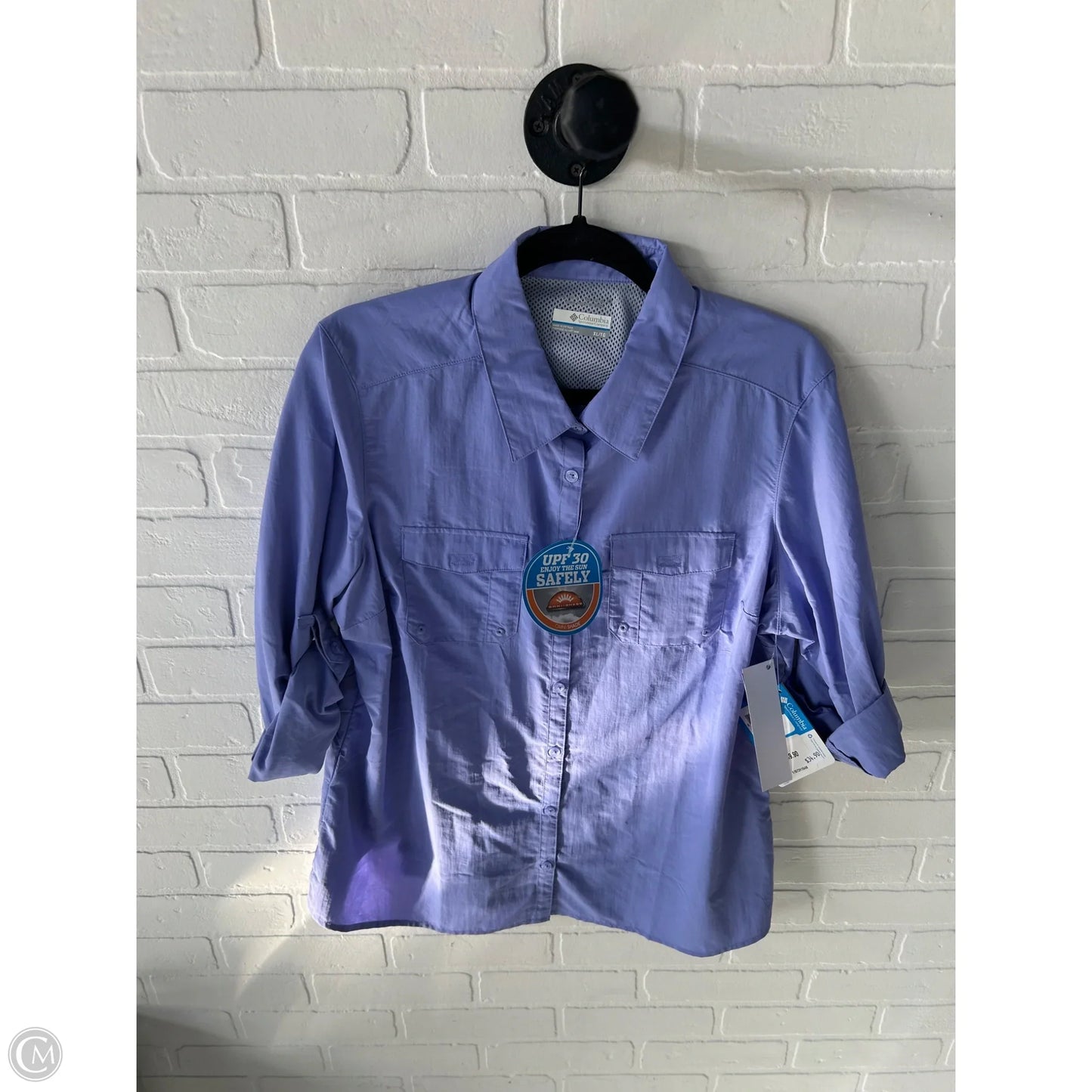 Top Long Sleeve By Columbia In Blue, Size: Xl