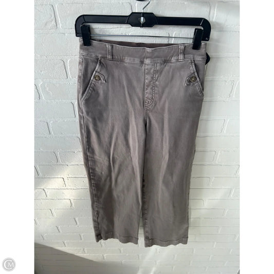 Jeans Wide Leg By Spanx In Grey Denim, Size: 4