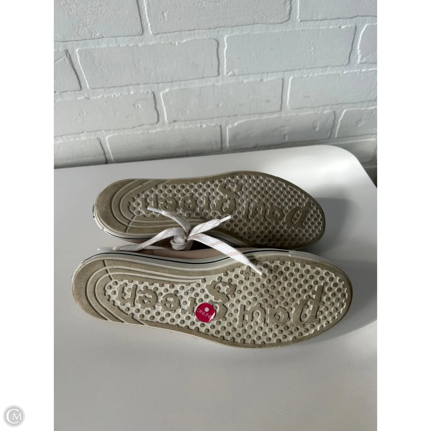 Shoes Sneakers By Paul Green In Pink & White, Size: 8.5