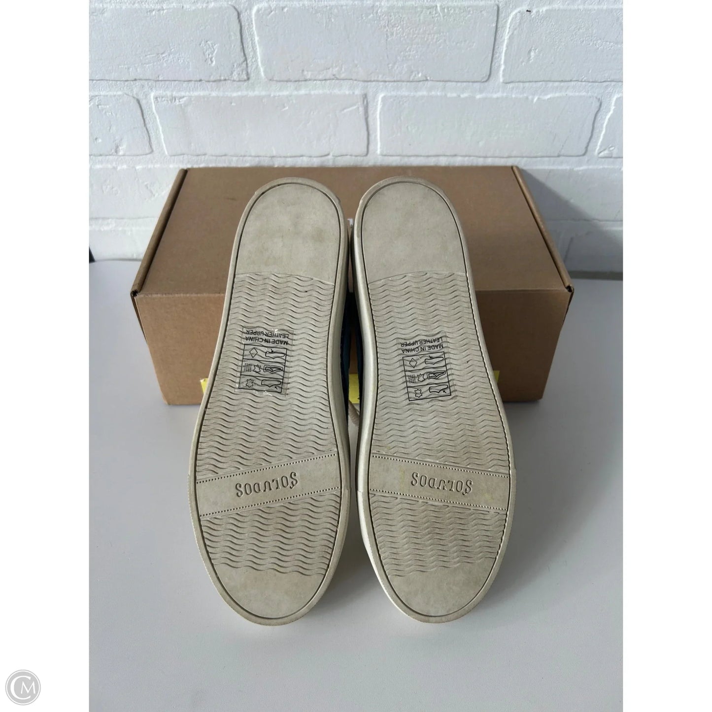 Shoes Sneakers By Soludos In Blue & White, Size: 8.5