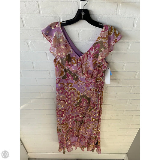 Dress Party Long By London Times In Pink & Purple, Size: S