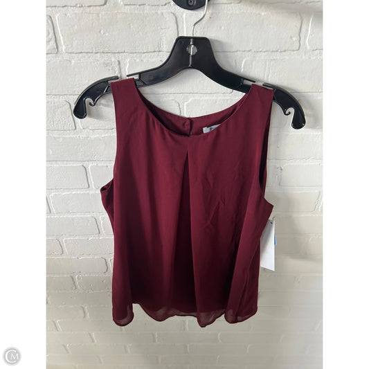 Blouse Sleeveless By White House Black Market In Red, Size: S