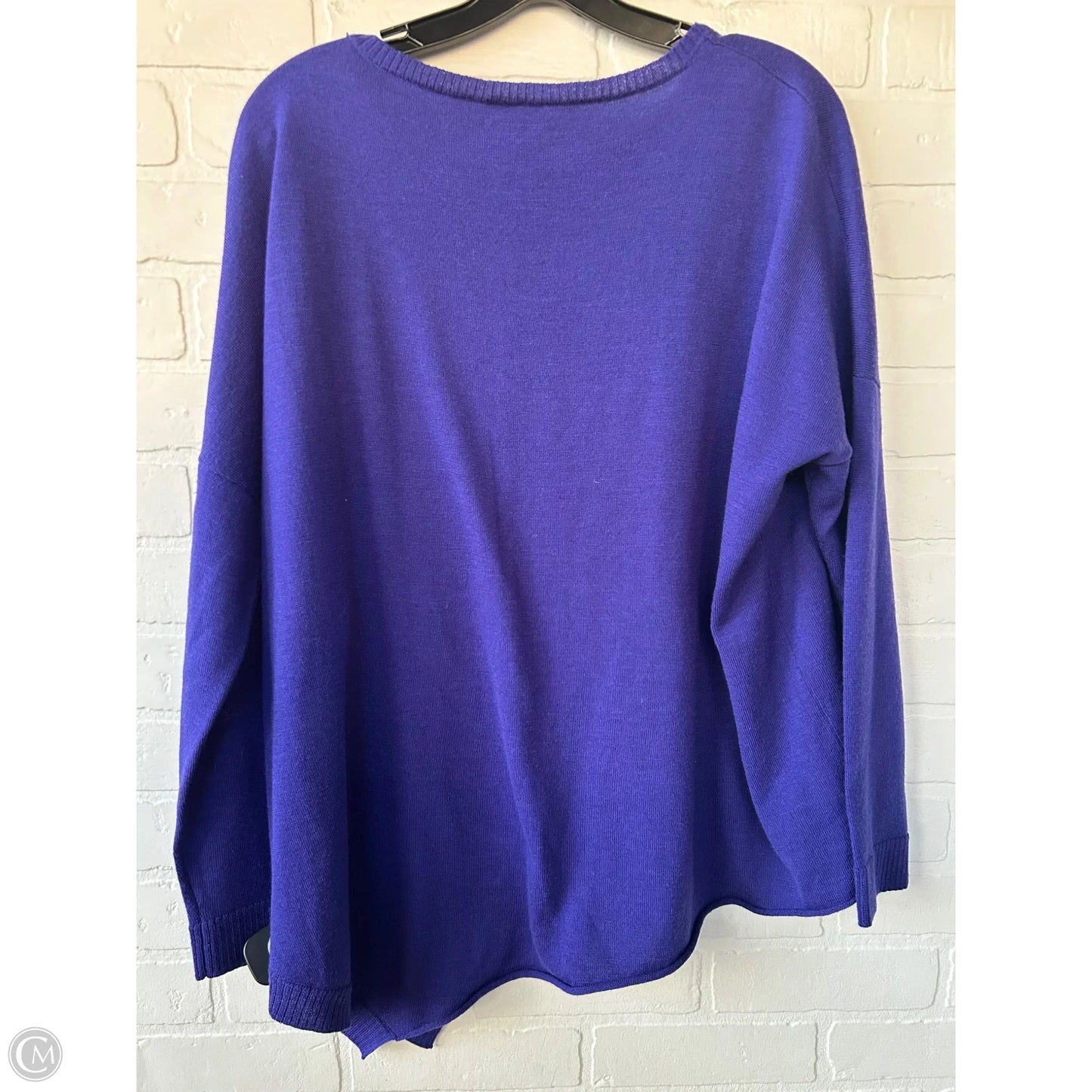 Sweater By Eileen Fisher In Purple, Size: M