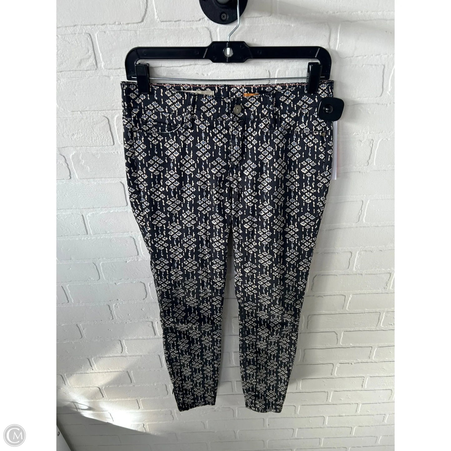 Jeans Skinny By Pilcro In Blue & Tan, Size: 2