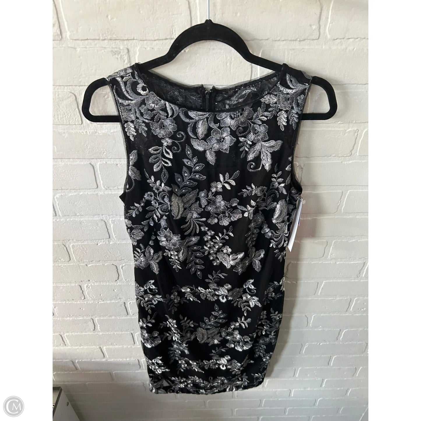 Vest Other By Clothes Mentor In Black & Grey, Size: S