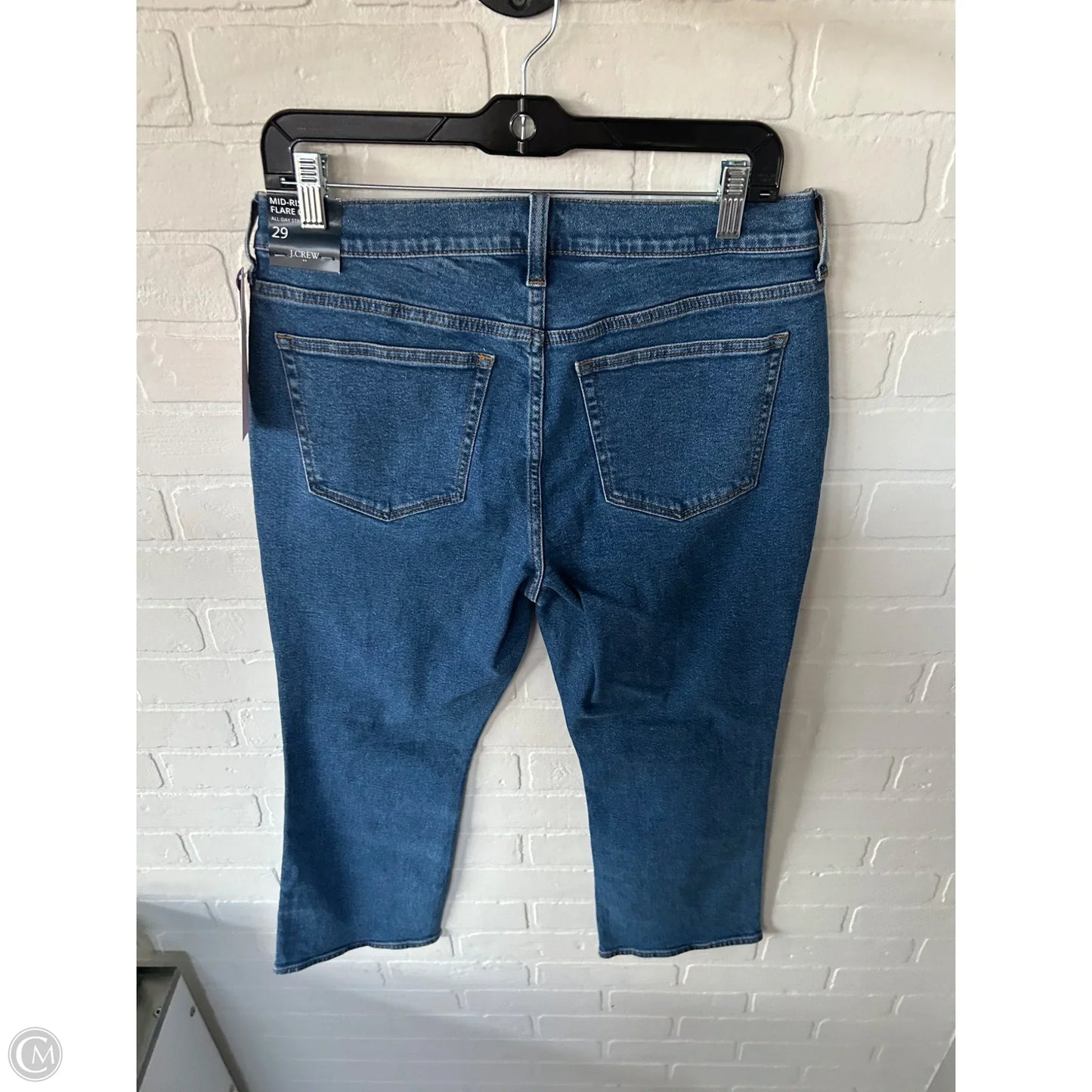 Jeans Cropped By J. Crew In Blue Denim, Size: 8