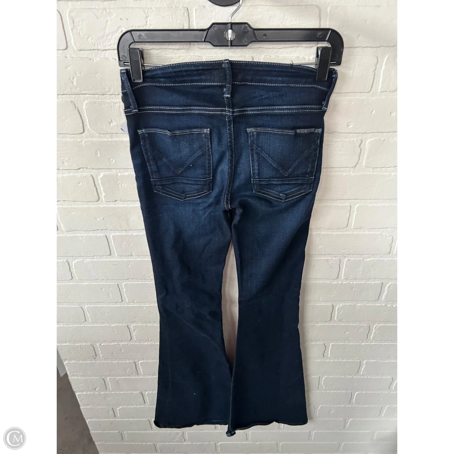 Jeans Flared By Hudson In Blue Denim, Size: 0