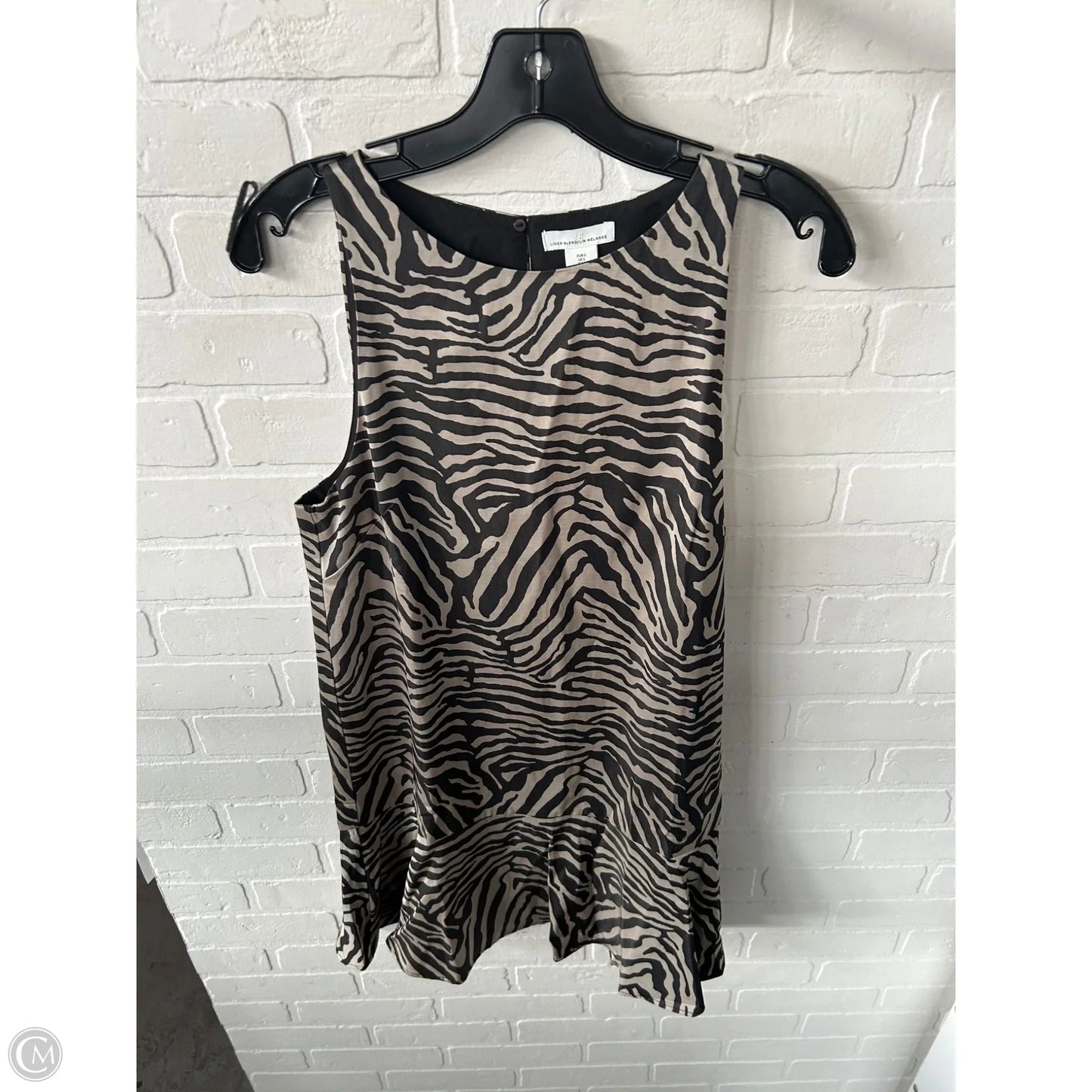 Dress Work By H&m In Black & Tan, Size: S