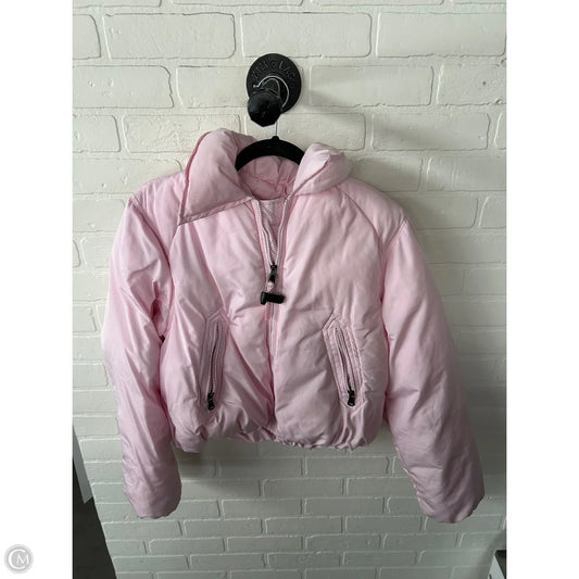 Coat Puffer & Quilted By Urban Outfitters In Pink, Size: M