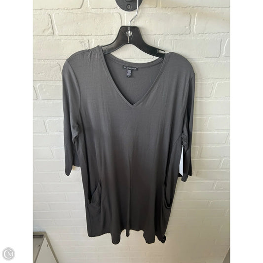 Dress Casual Short By Eileen Fisher In Grey, Size: L
