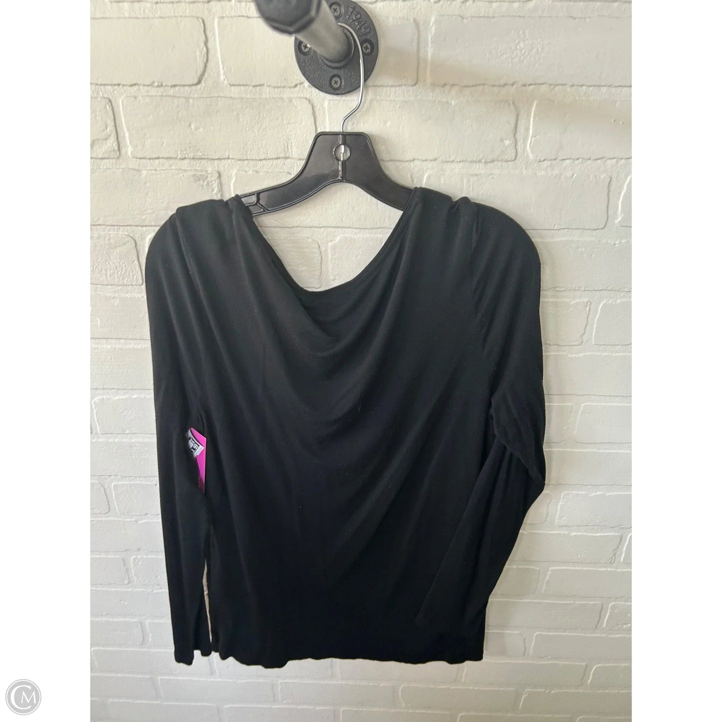 Top Long Sleeve Basic By White House Black Market In Black, Size: Xl