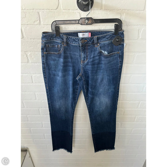Jeans Boyfriend By Cabi In Blue Denim, Size: 6