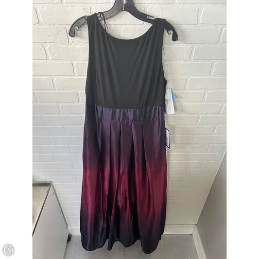 Dress Party Long By Cmb In Black & Purple, Size: Xl
