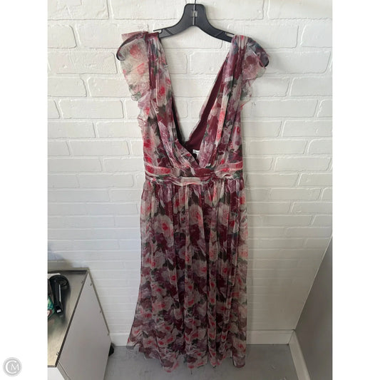 Dress Party Long By Cmb In Red, Size: Xxl