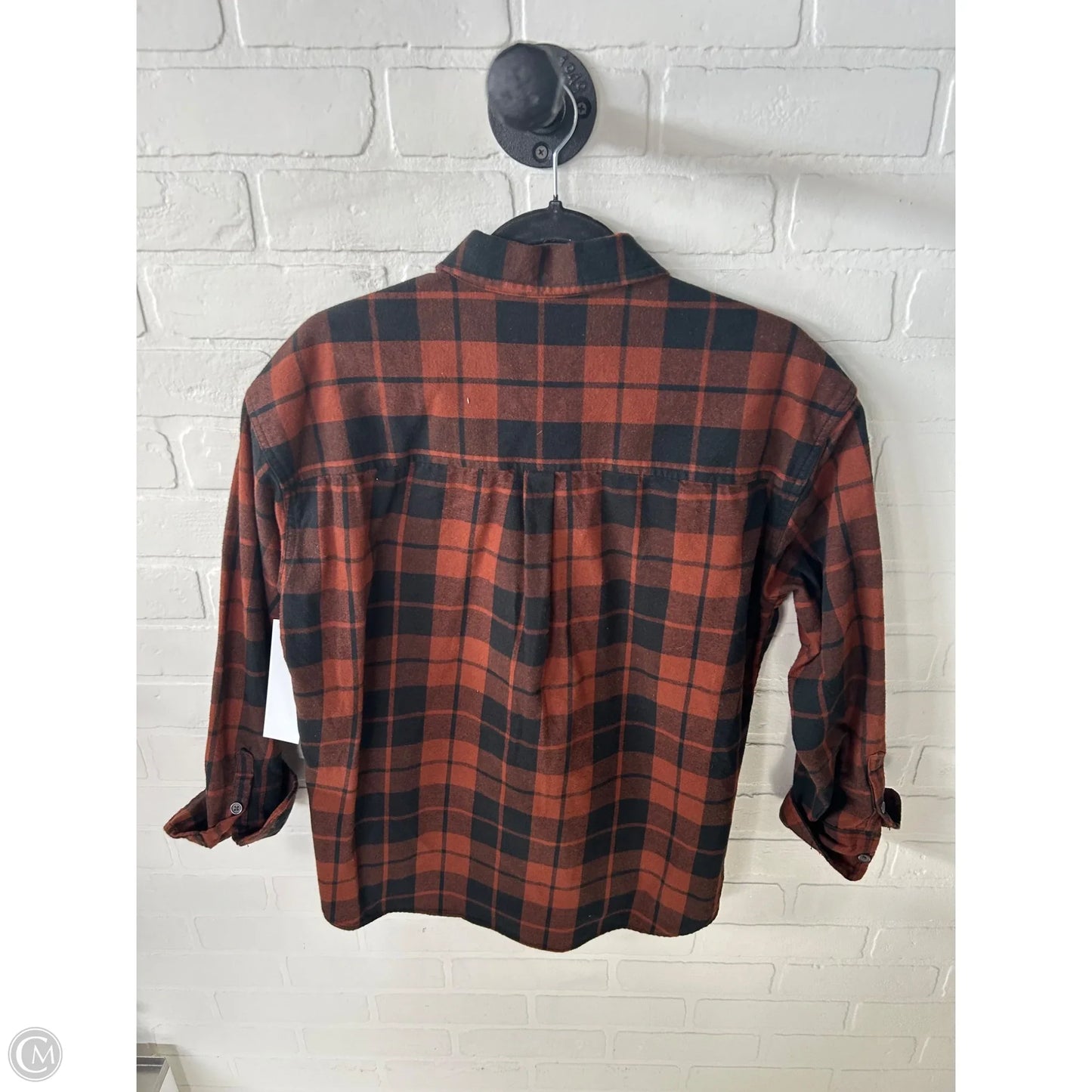 Top Long Sleeve By Universal Thread In Black & Brown, Size: S