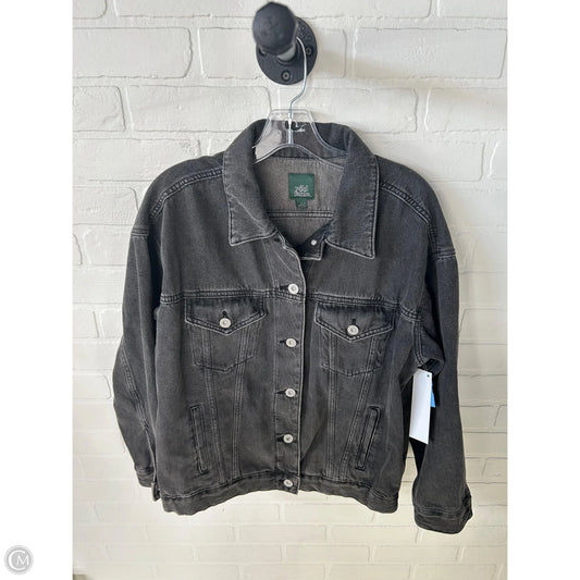 Jacket Denim By Wild Fable In Black Denim, Size: S