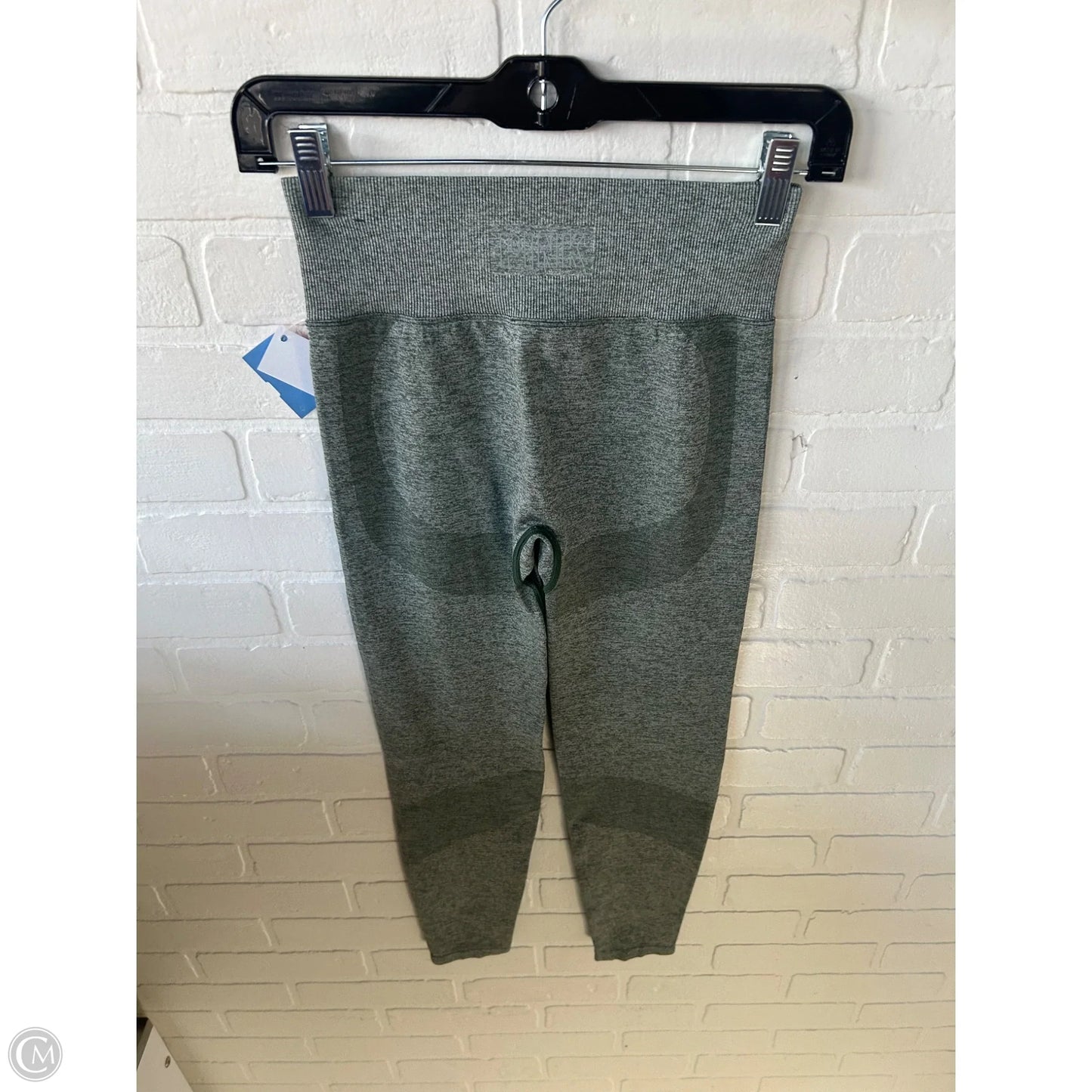 Athletic Pants By Pink In Green & Grey, Size: 4