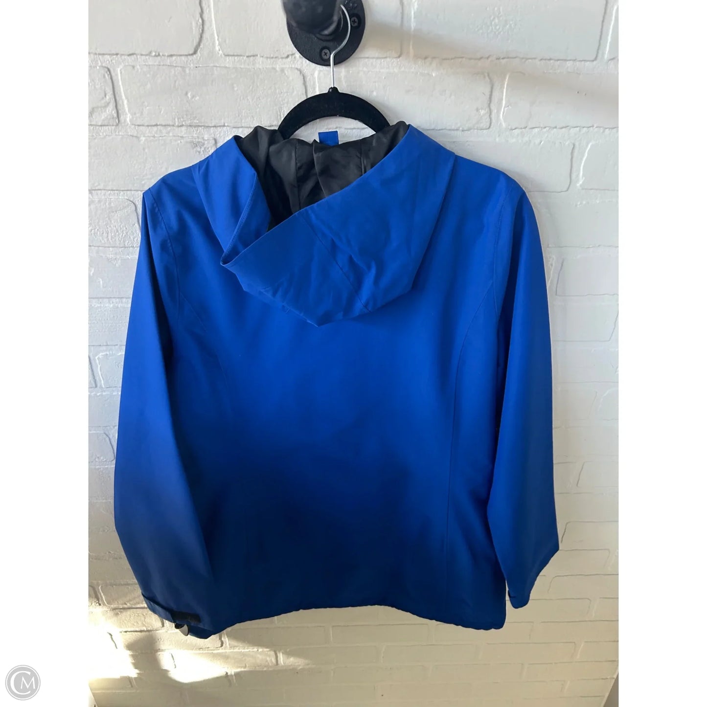 Coat Raincoat By Port Authority In Blue, Size: M