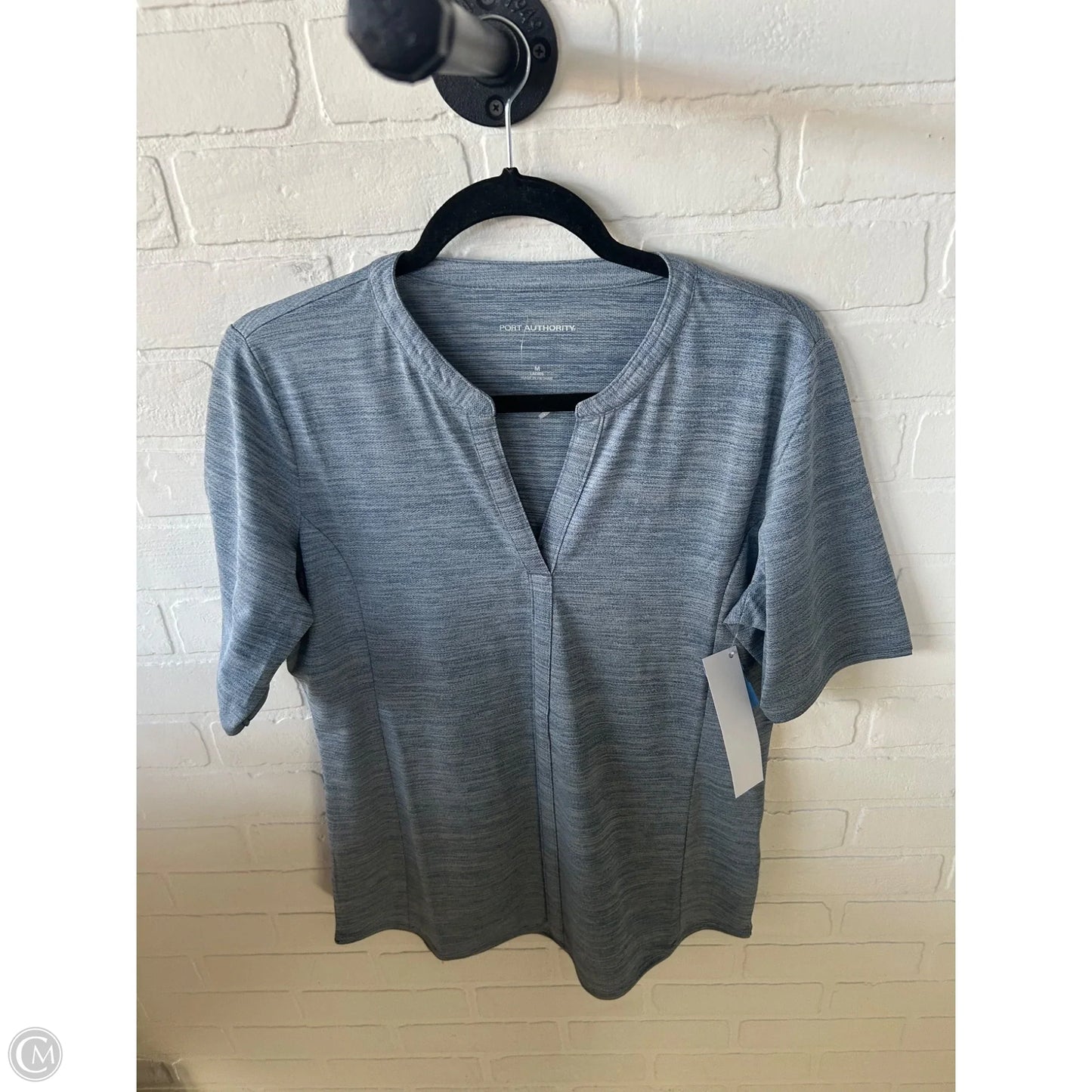 Top Short Sleeve By Port Authority In Blue, Size: M