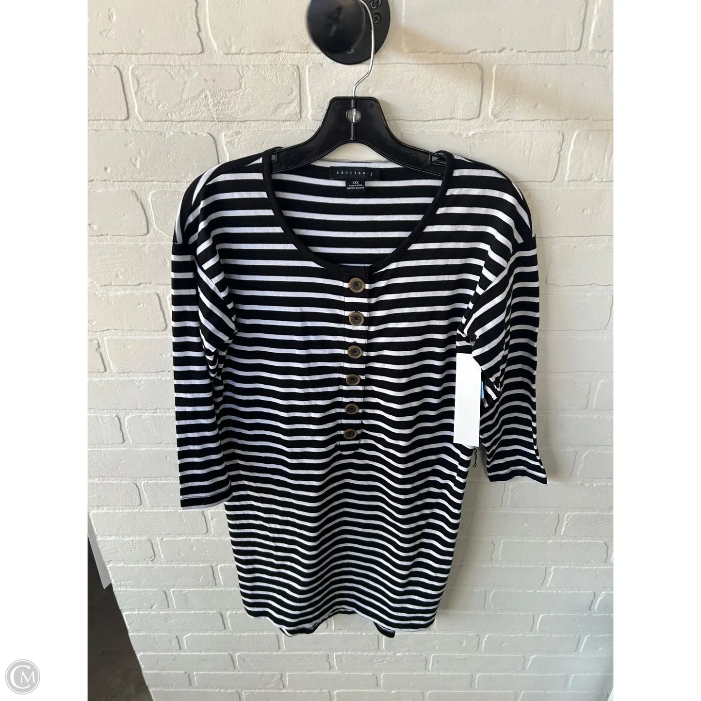 Dress Casual Short By Sanctuary In Black & White, Size: Xxs