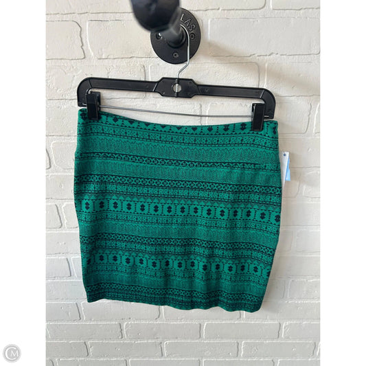 Skirt Mini & Short By Kavu In Blue & Green, Size: 4