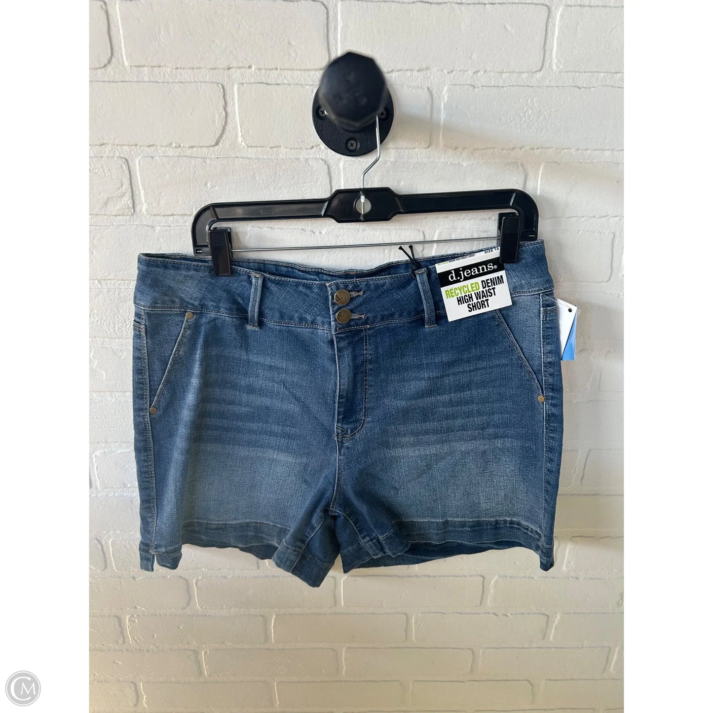 Shorts By D Jeans In Blue Denim, Size: 14