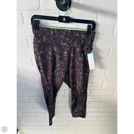 Athletic Capris By Athleta In Brown & Pink, Size: 4