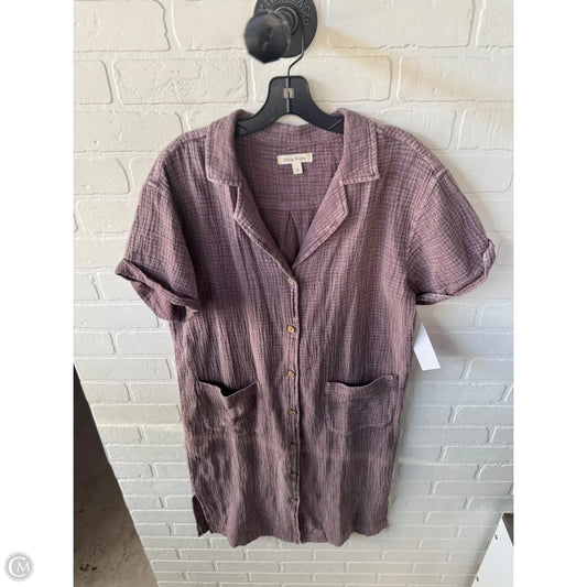 Dress Casual Midi By Cmc In Purple, Size: S