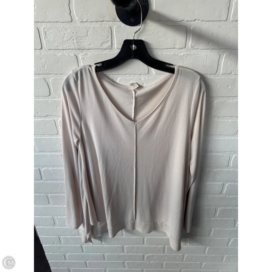 Top Long Sleeve By Clothes Mentor In Cream, Size: S