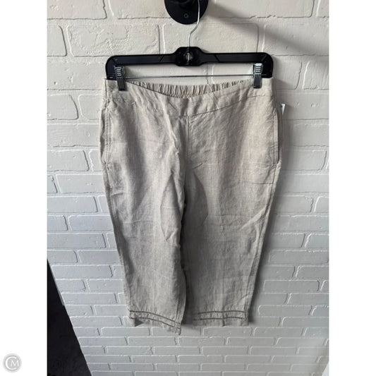 Pants Linen By Chicos In Tan, Size: 4
