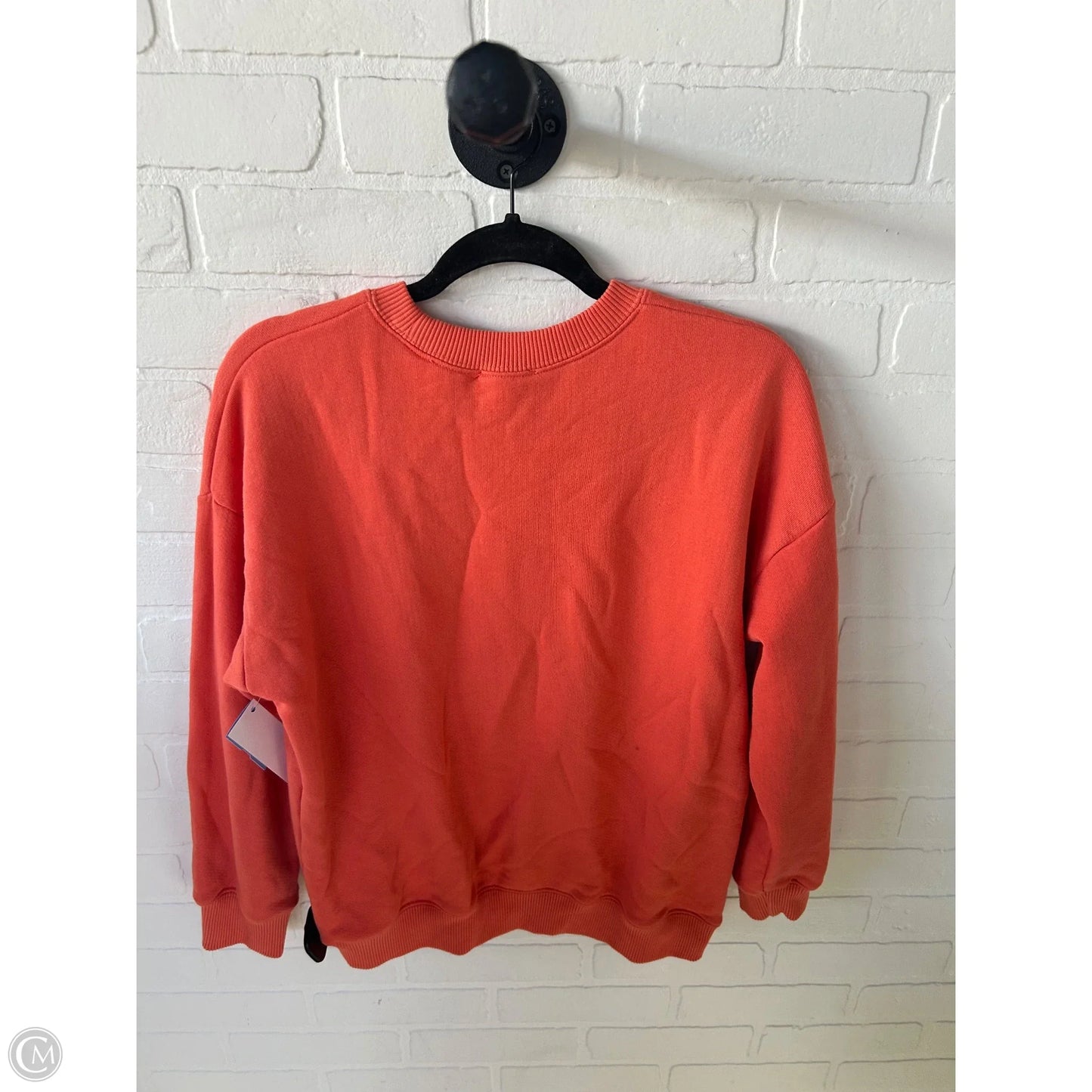 Sweatshirt Crewneck By Evereve In Orange & Pink, Size: Xs