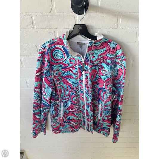 Jacket Other By Talbots In Blue & Pink, Size: Xl