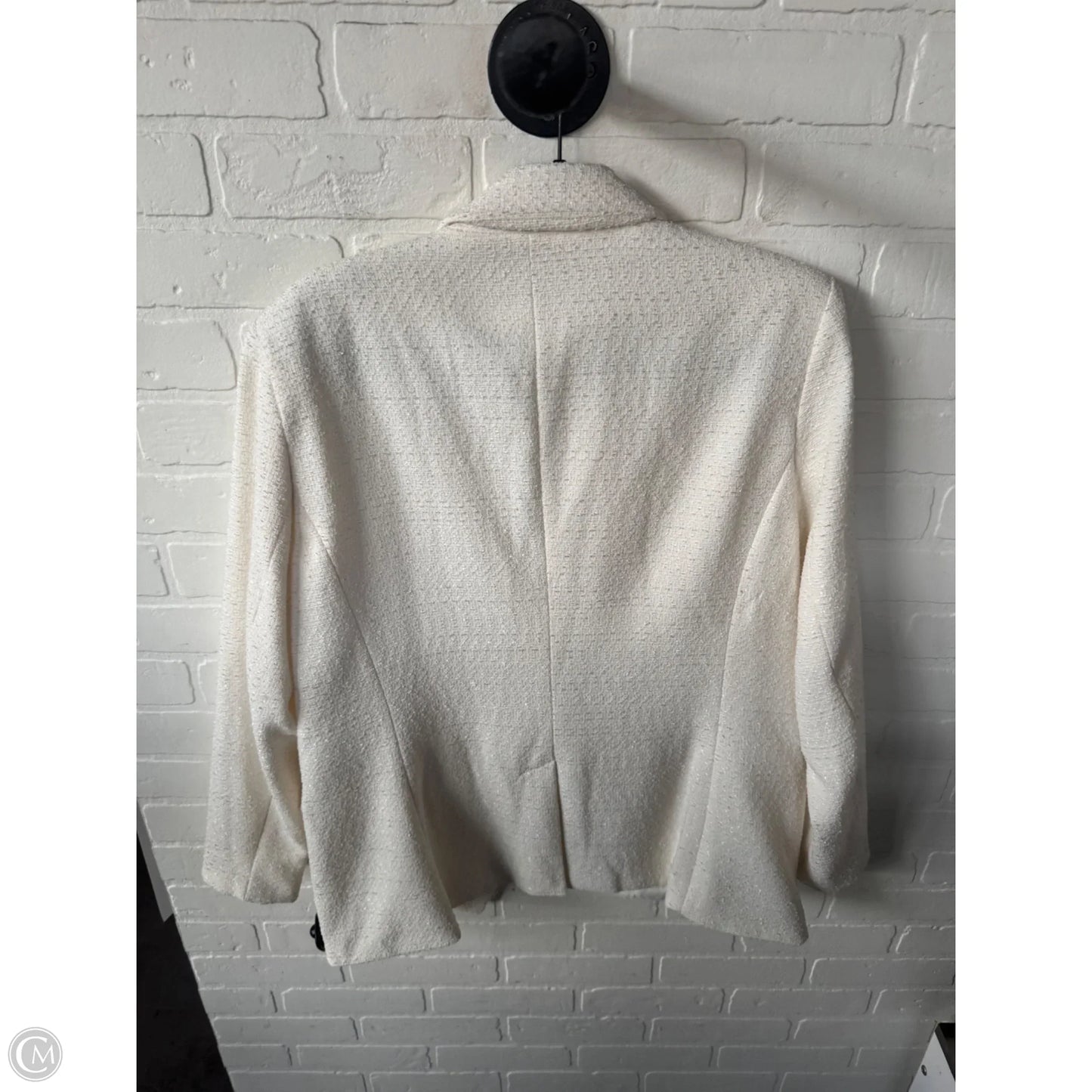 Blazer By Nine West In Cream, Size: L