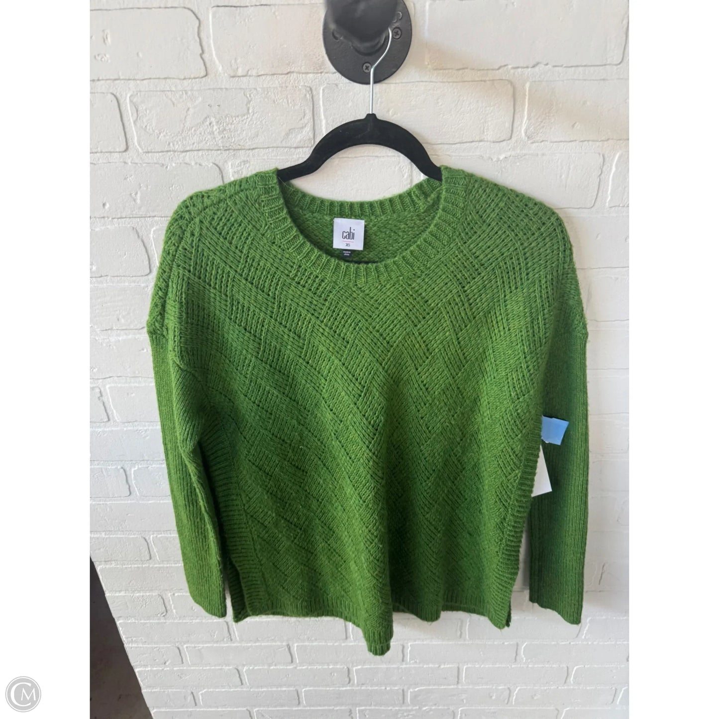 Sweater By Cabi In Green, Size: Xs