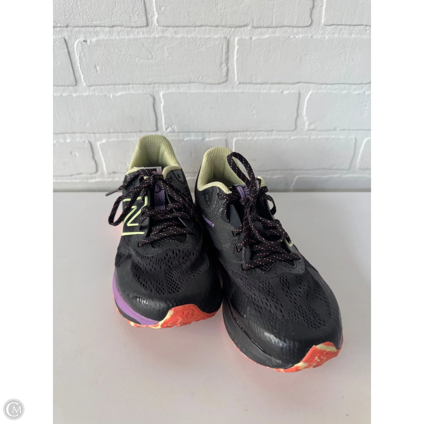 Shoes Athletic By New Balance In Black & Yellow, Size: 8