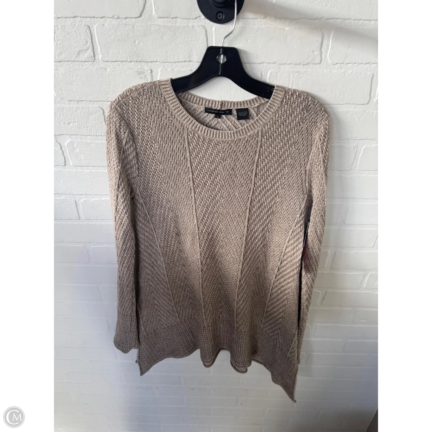 Sweater By Jeanne Pierre In Brown, Size: S