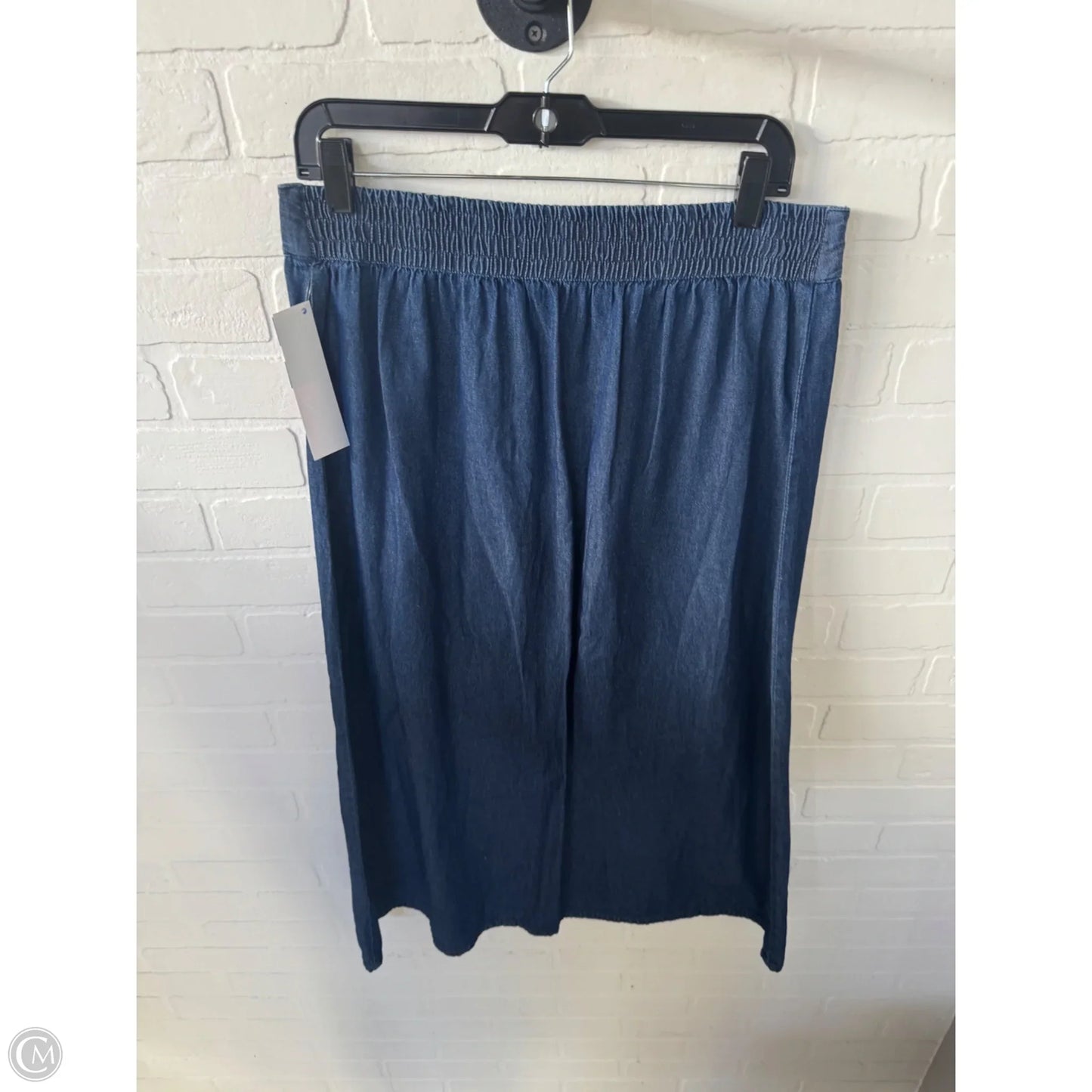 Skirt Maxi By Studio West In Blue Denim, Size: 8
