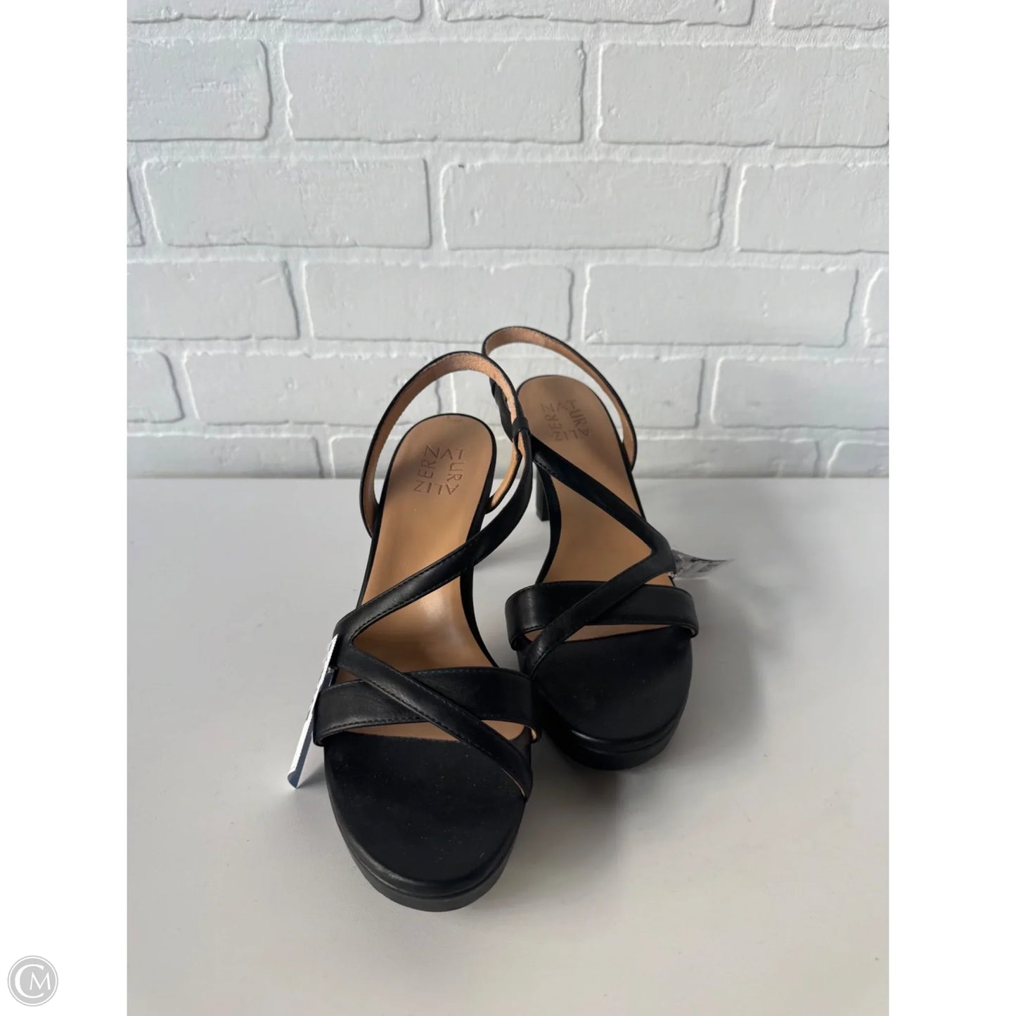 Sandals Heels Stiletto By Naturalizer In Black, Size: 8