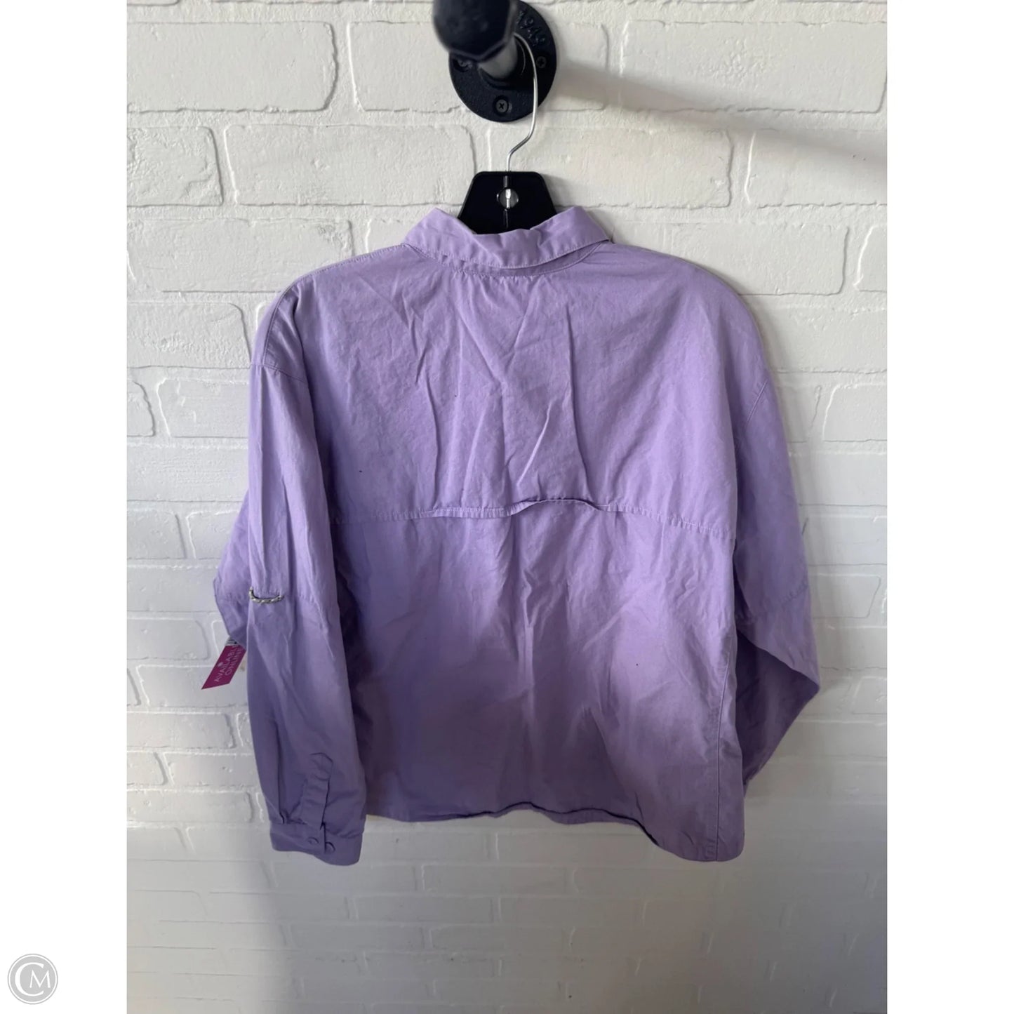 Top Long Sleeve By Columbia In Purple, Size: Xxl