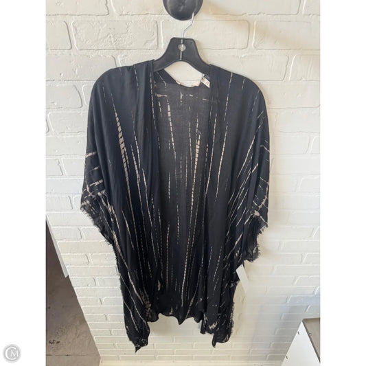 Kimono By Soft Surroundings In Black & Tan, Size: Osfm