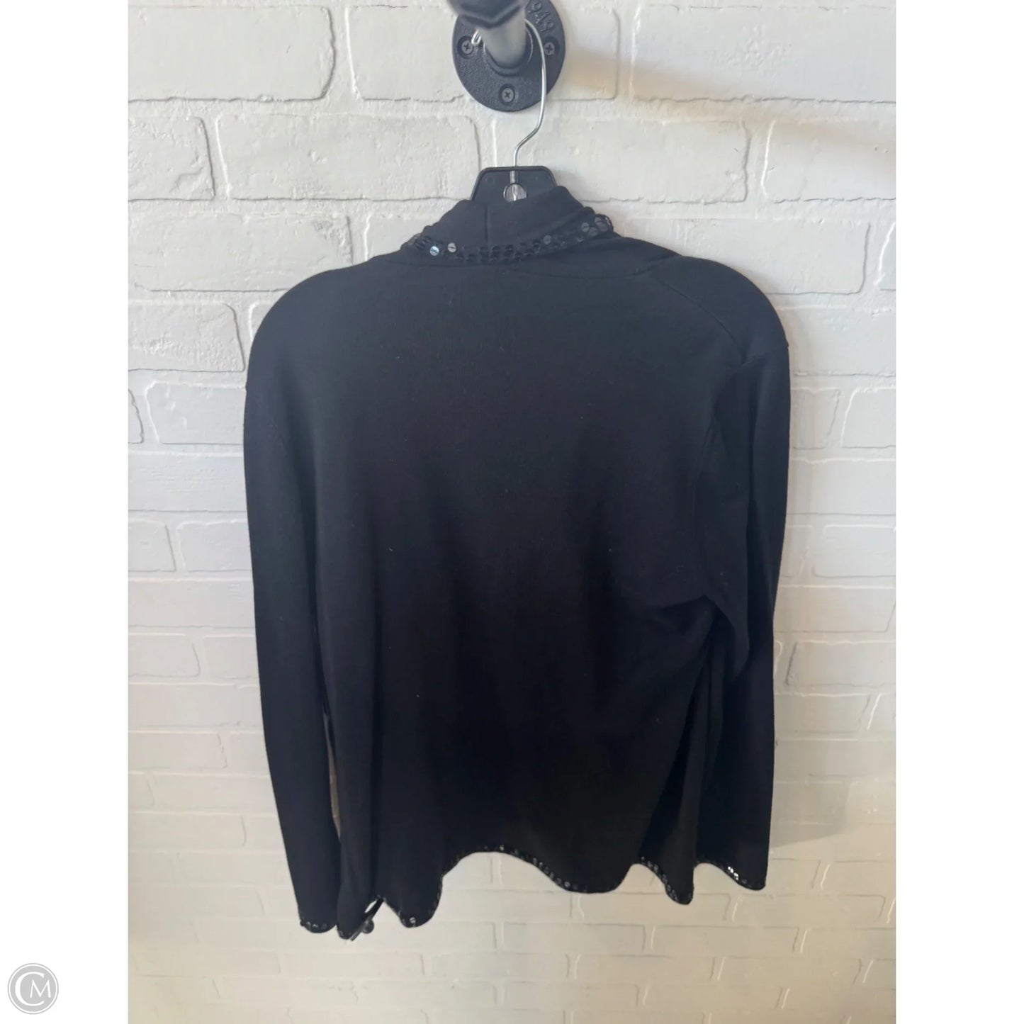 Sweater 2pc By Reba In Black, Size: L