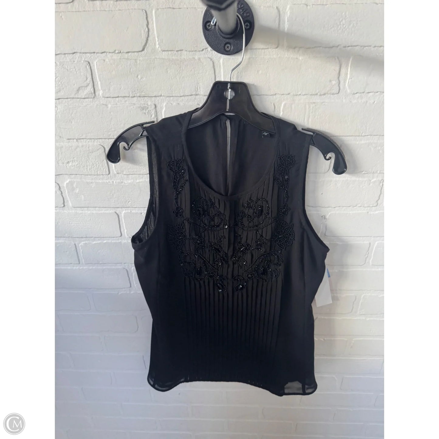 Blouse 3/4 Sleeve By White House Black Market In Black, Size: S