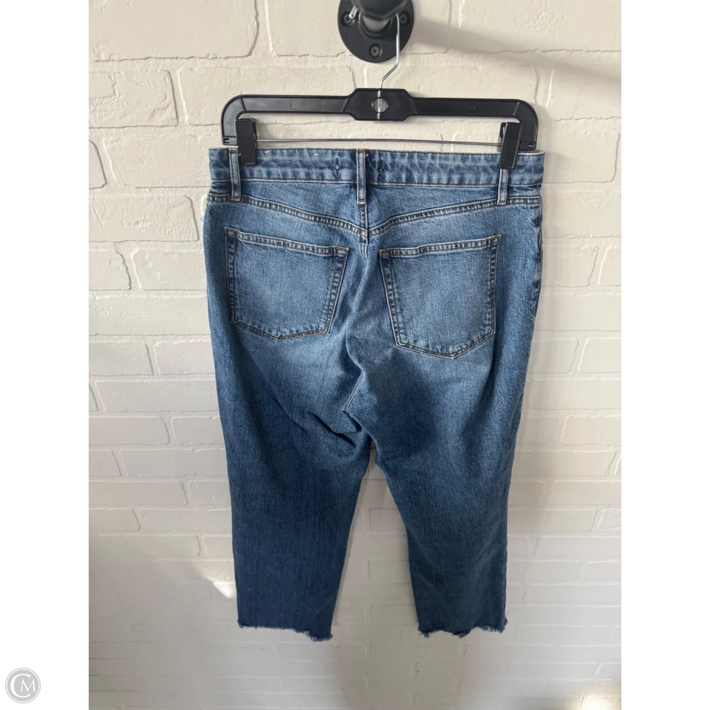 Jeans Cropped By Loft In Blue Denim, Size: 6