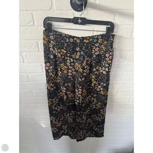 Pants Wide Leg By Cme In Black & Yellow, Size: 12