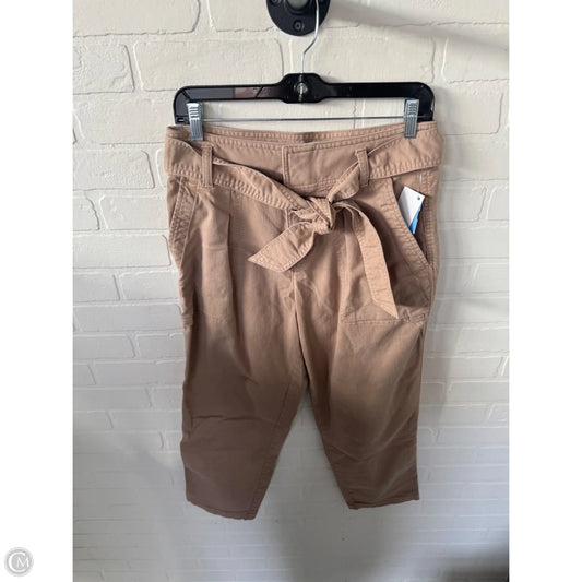 Jeans Straight By Loft In Tan Denim, Size: 4