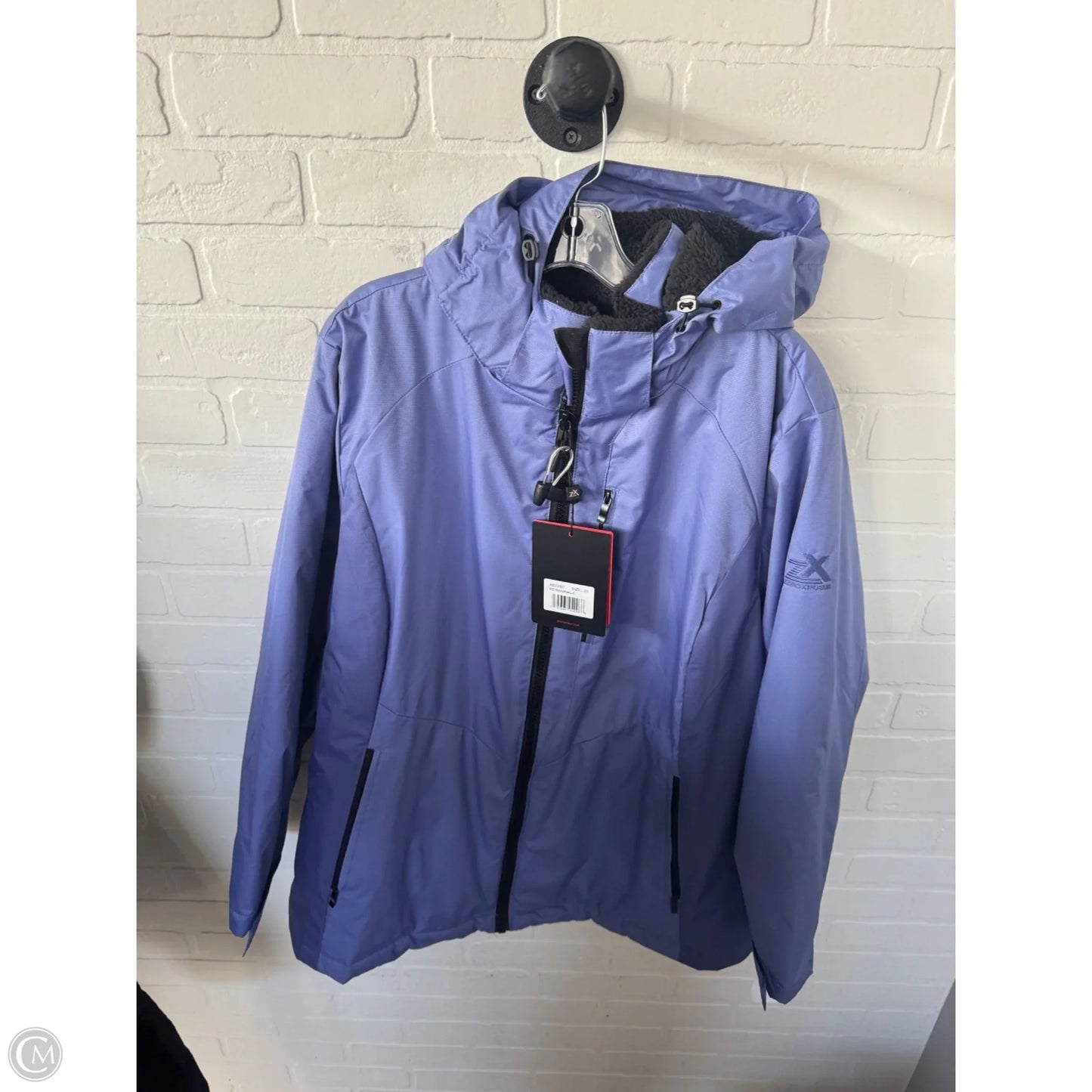 Coat Parka By Zero Xposure In Blue & Purple, Size: 2x