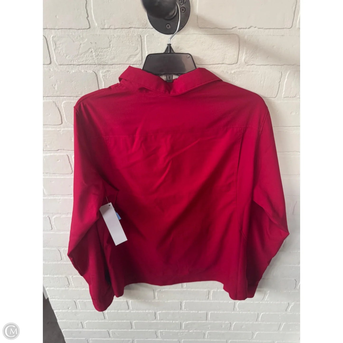 Jacket Shirt By Columbia In Red, Size: L