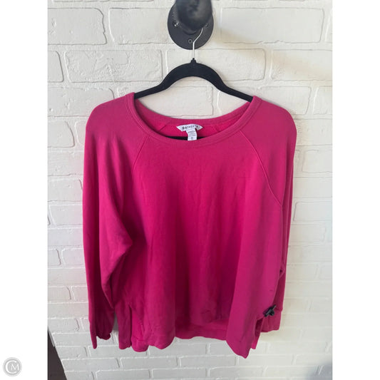 Sweatshirt Crewneck By Athleta In Pink, Size: Xl